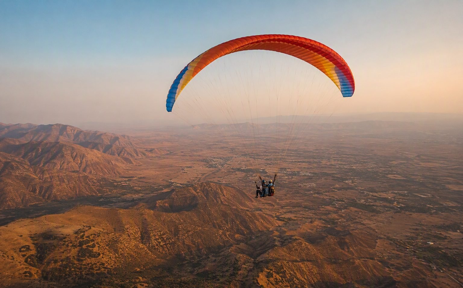 Parapente biplaza cerca de Marrakech