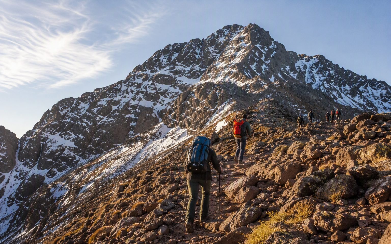 Trek a la cima del Toubkal en 2 días